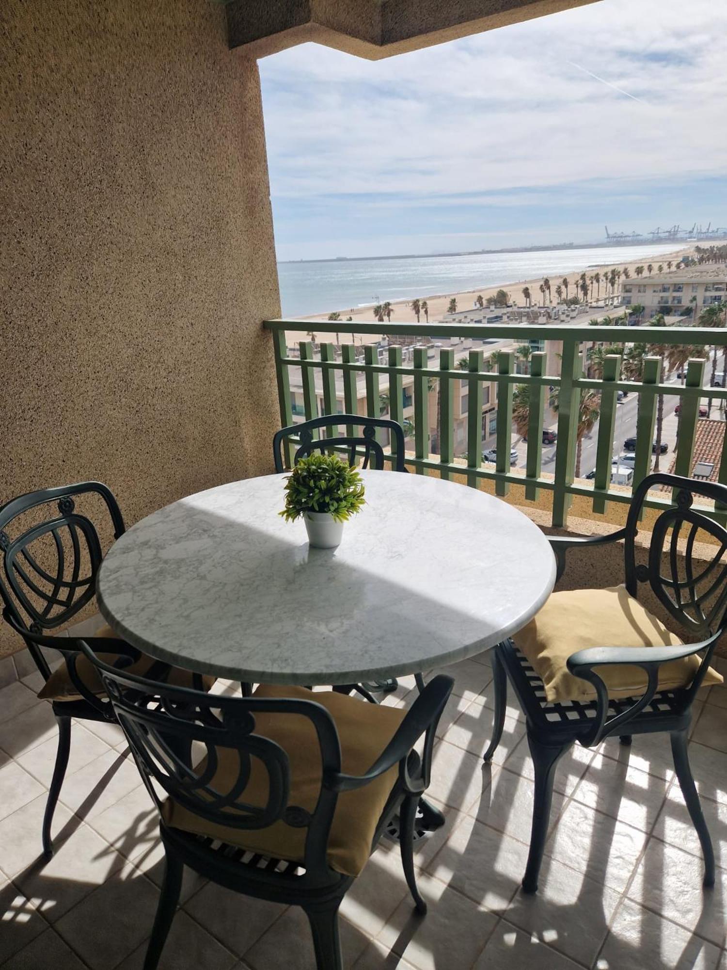 Apartamento Primera Linea De Playa Patacona Valencie Exteriér fotografie